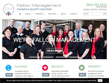Tablet Screenshot of fallowmanagement.com